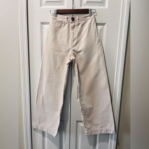 We The Free Cream Flare & Wide Leg Jeans